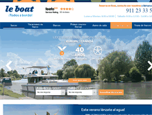 Tablet Screenshot of leboat.es