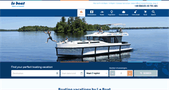 Desktop Screenshot of leboat.com